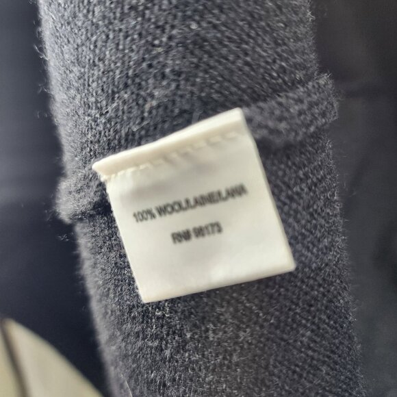 W By Worth Womens Sleeveless Wool/Cashmere Striped Open Front‎ Vest Cardigan S - Picture 4 of 6